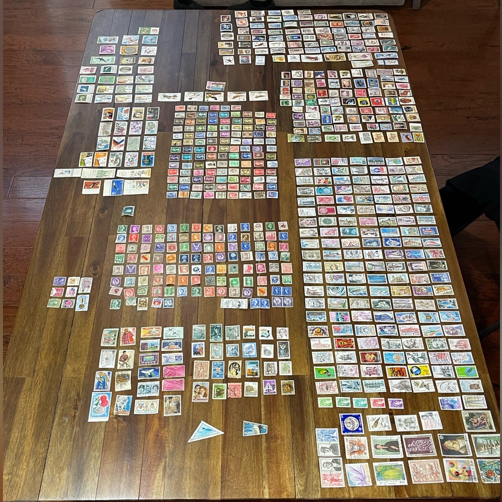 Vintage Foreign Postage Stamp Collection